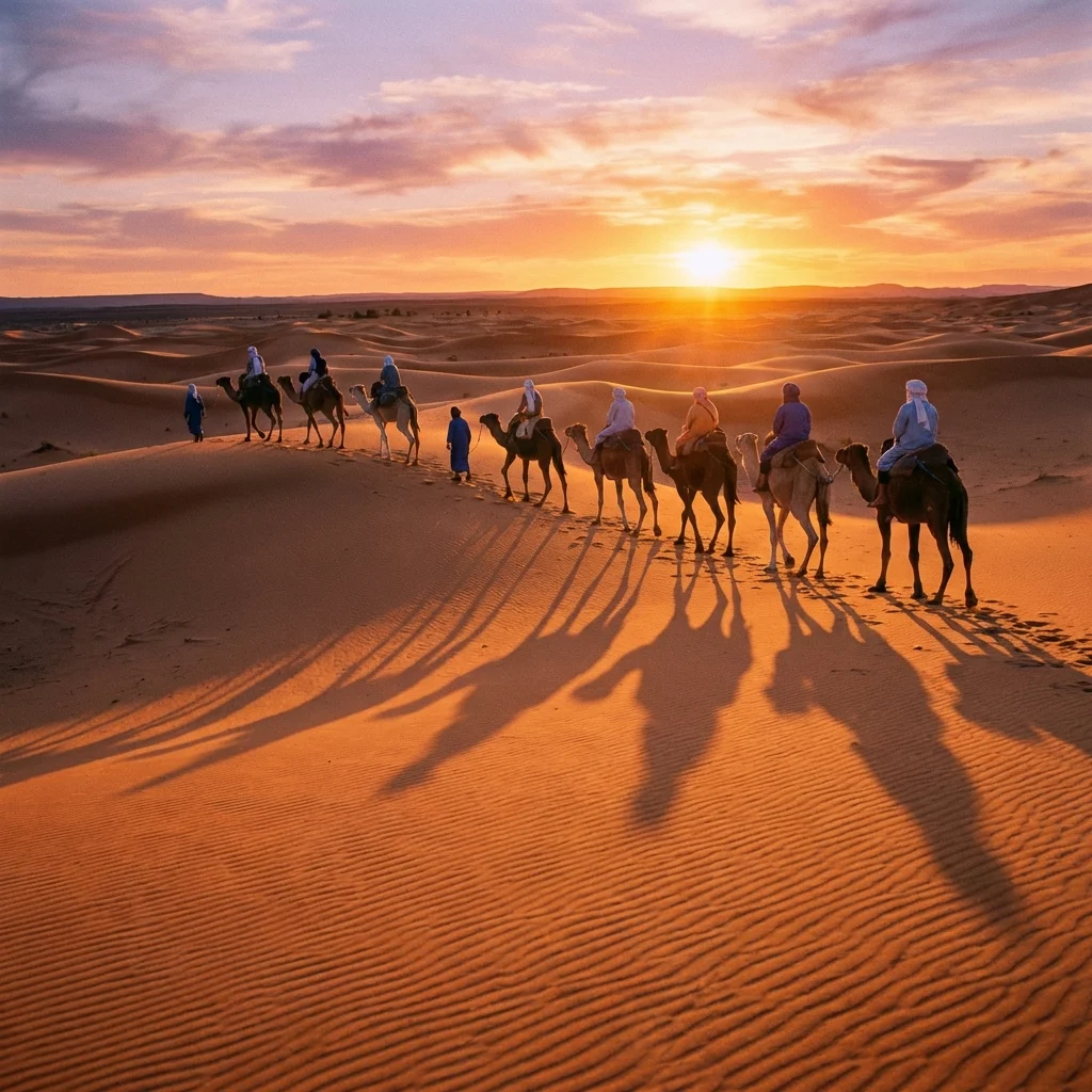 Sahara Desert Camel Morocco